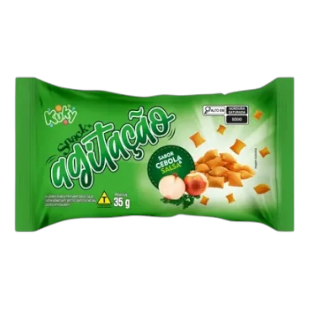 Salgadinho Agitação Cebola E Salsa 35G