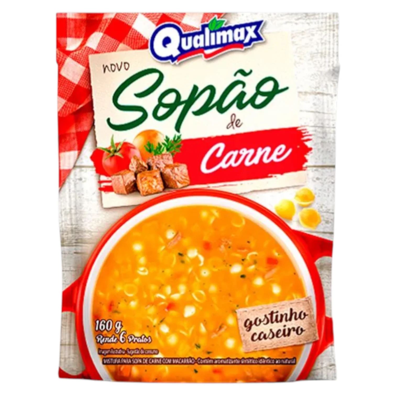 Sopão Carne 160G Qualimax