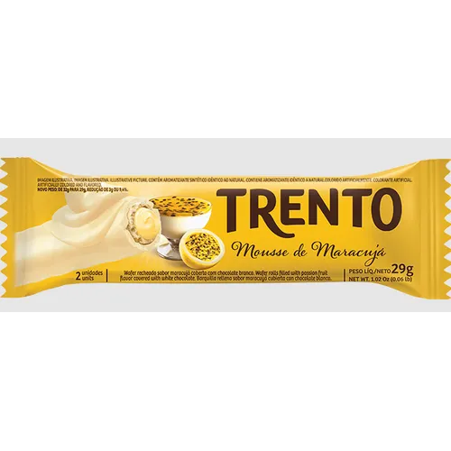Chocolate Trento Mousse Maracujá 32G