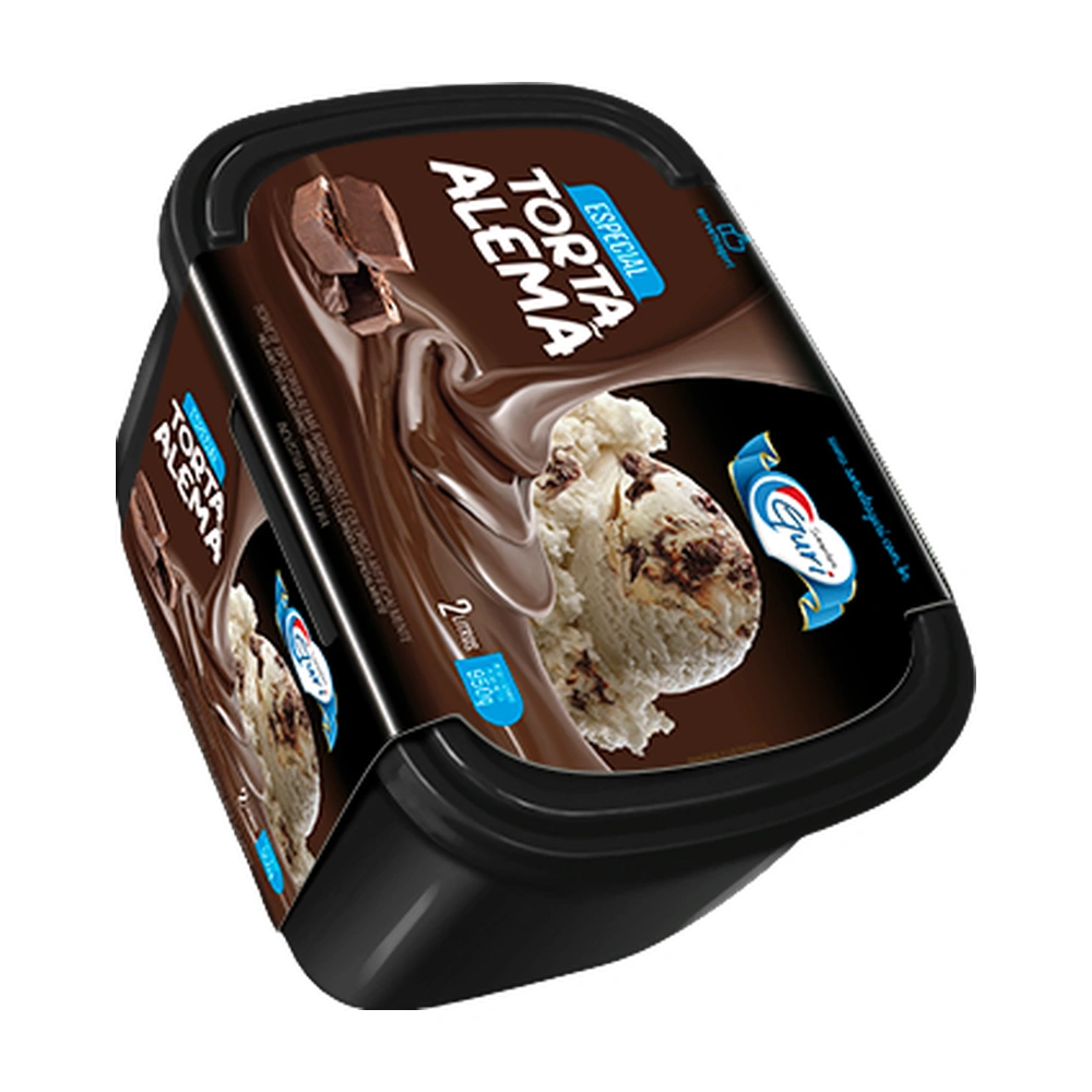 Pote De Sorvete Guri 2L Torta Alemã