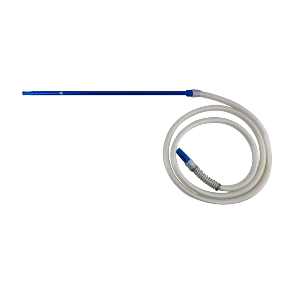 Mangueira Anubis Slim Fit Branco Com Azul Forte