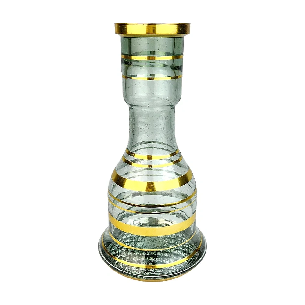 Jarro Sino Transparente Listrado 30Cm