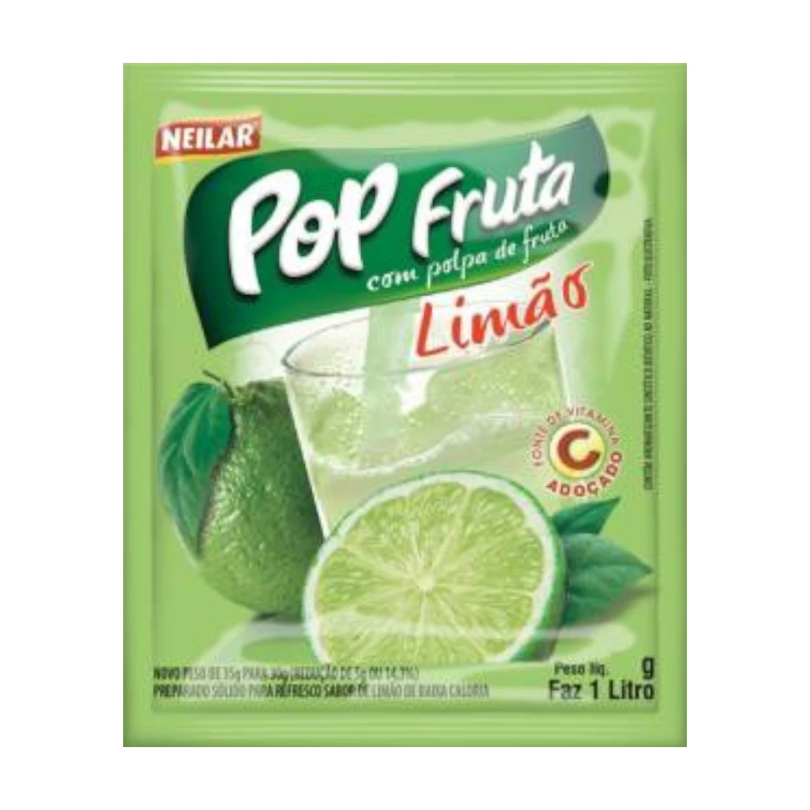 Suco Pop Fruta Limão 25G