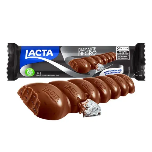 Chocolate Lacta Diamante Negro 34G