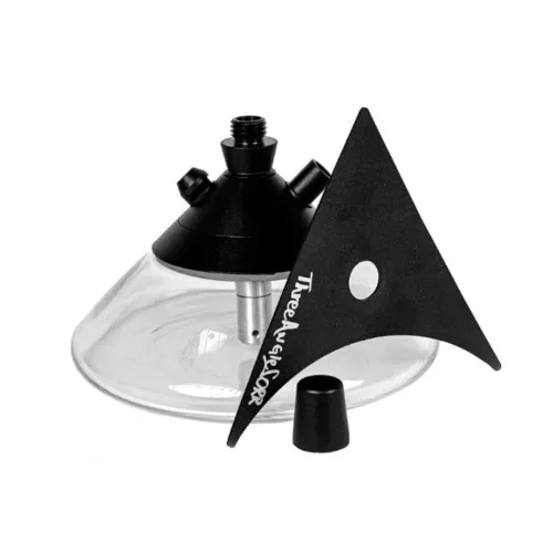 Arguile Sorrilha Three Angle Preto Pequeno