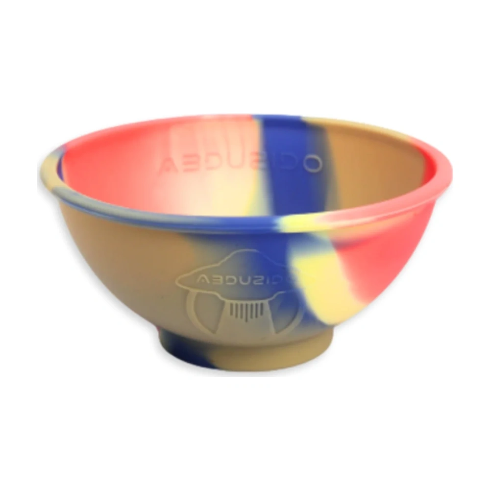 Cuia De Silicone Abduzido Rosa, Azul E Bege