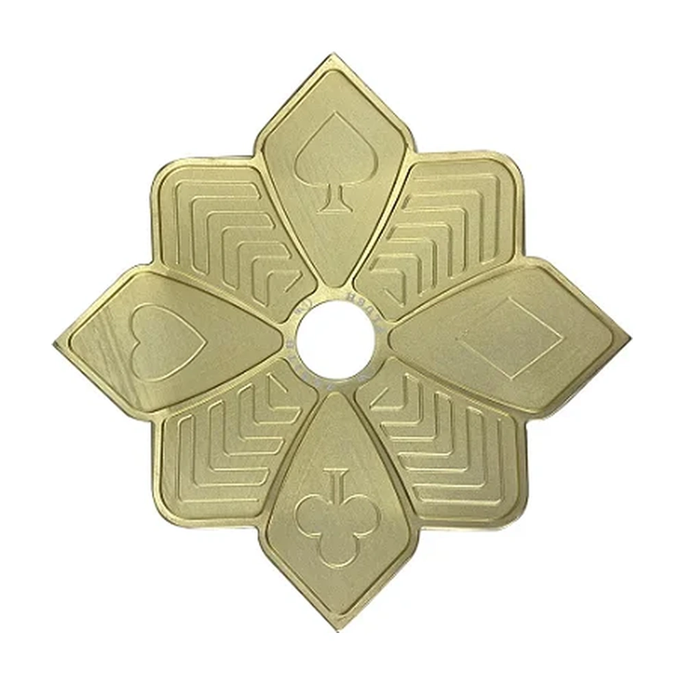 Prato Zenith Flush Grande Dourado