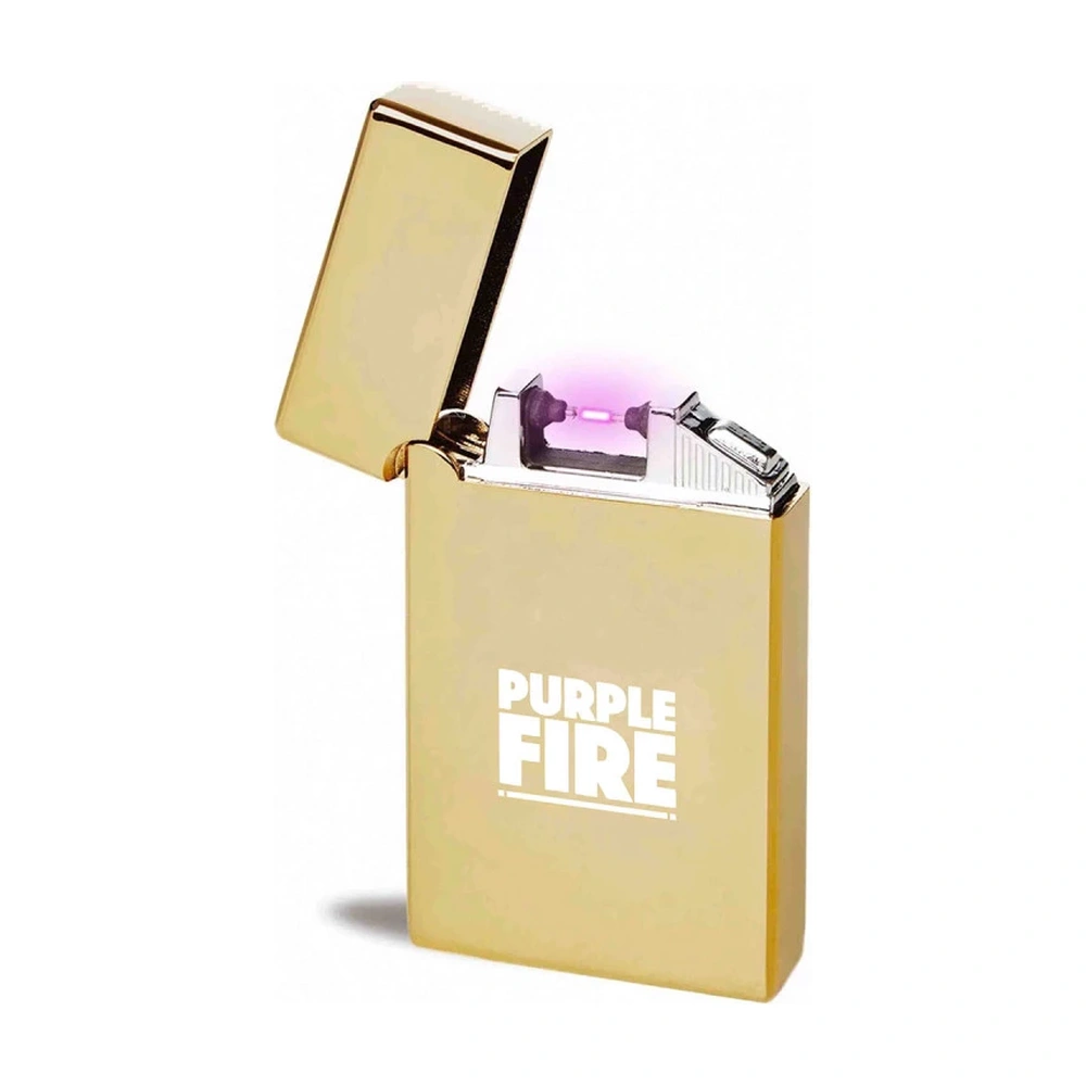 Isqueiro Elétrico Purplefire Dourado