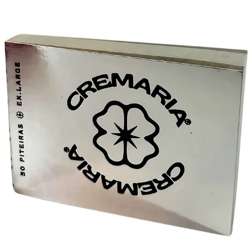 Piteira De Papel Cremaria Extra Large Prata 