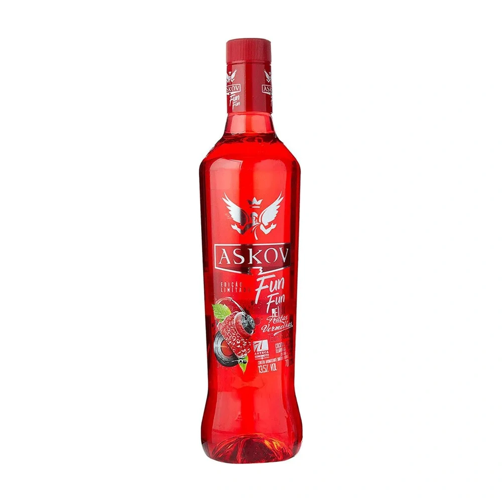 Vodka Askov Frutas Vermelhas