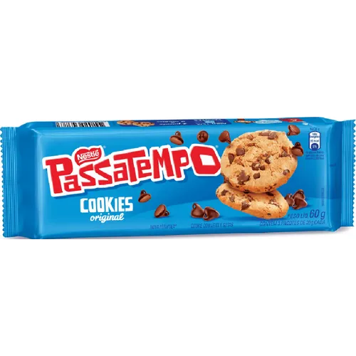 Bolacha Passatempo Cookies Chocolate 60G