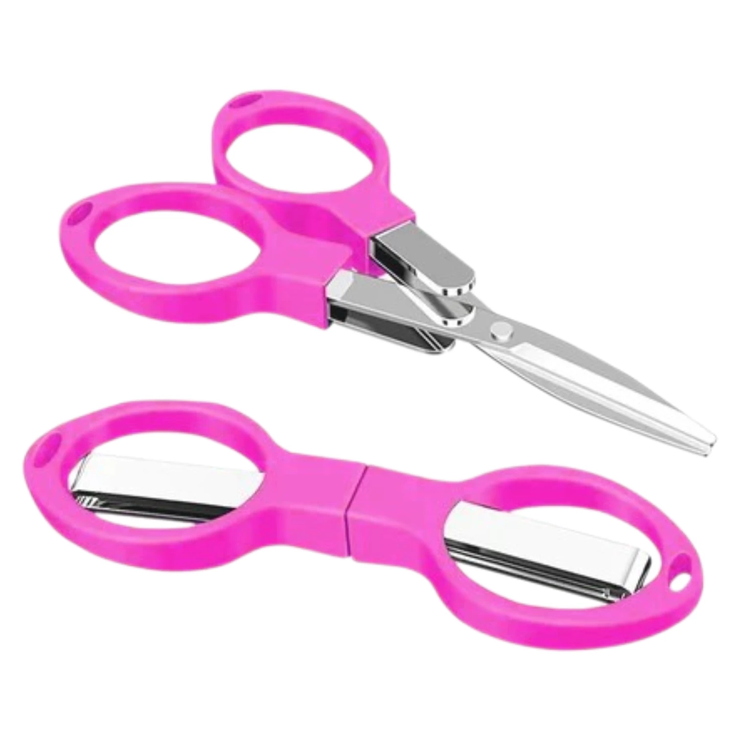 Tesoura Luxx Dobravel Rosa