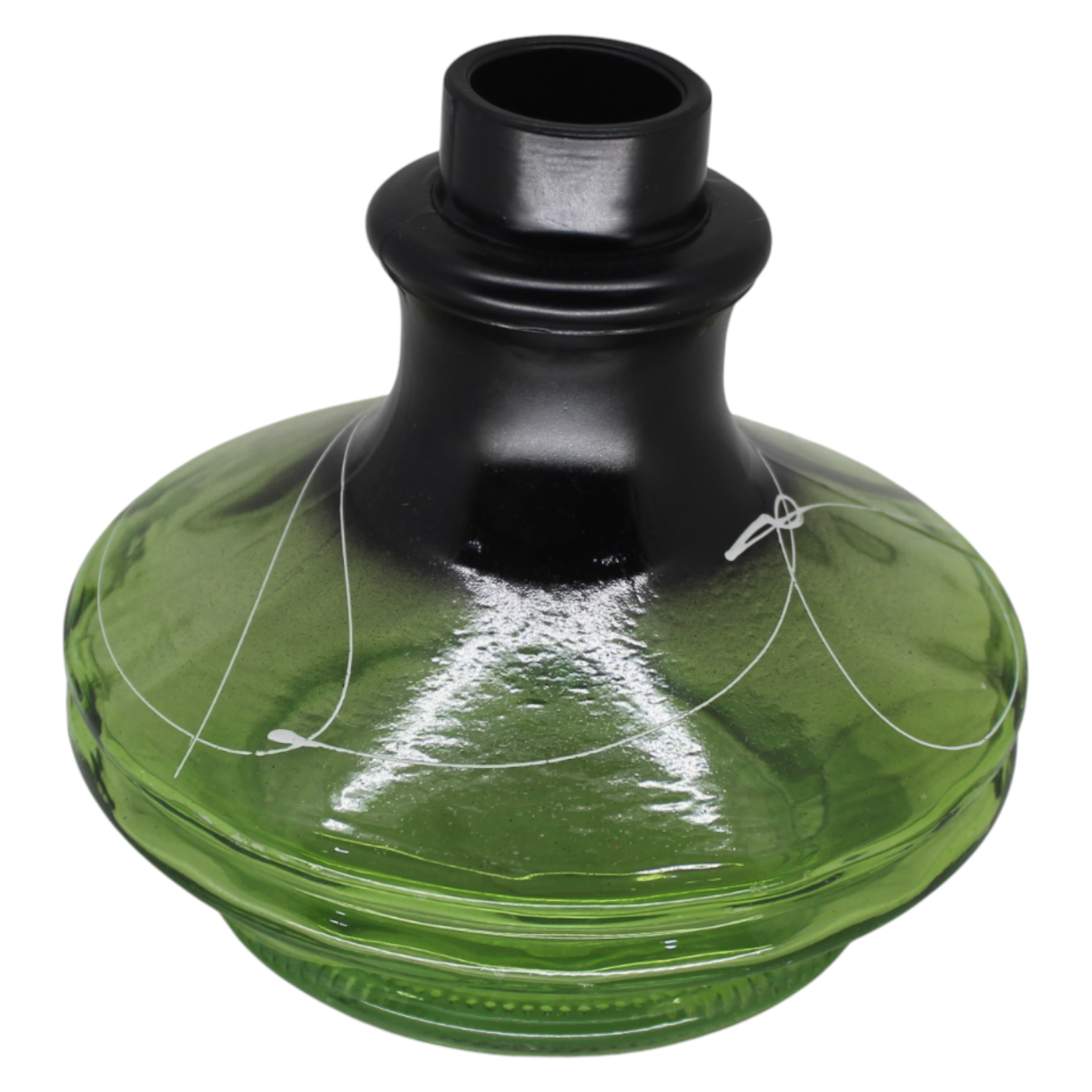 Jarro Poderoso Abst Verde Com Preto