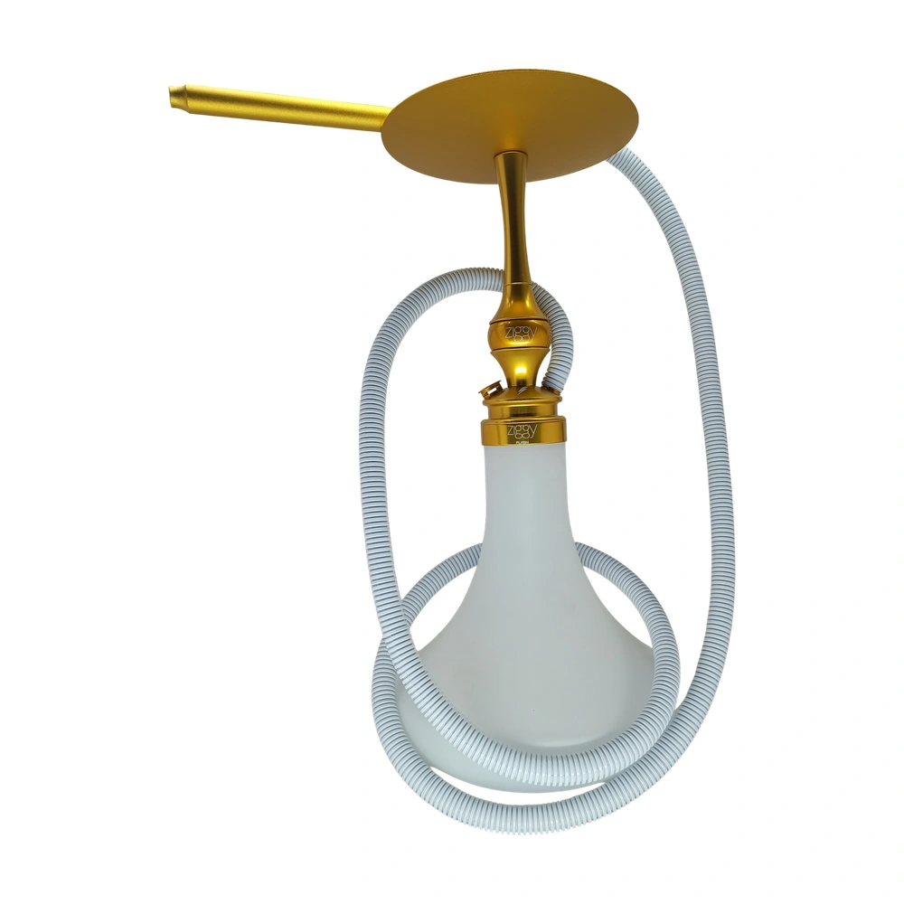 Arguile Ziggy Dourado Com Branco