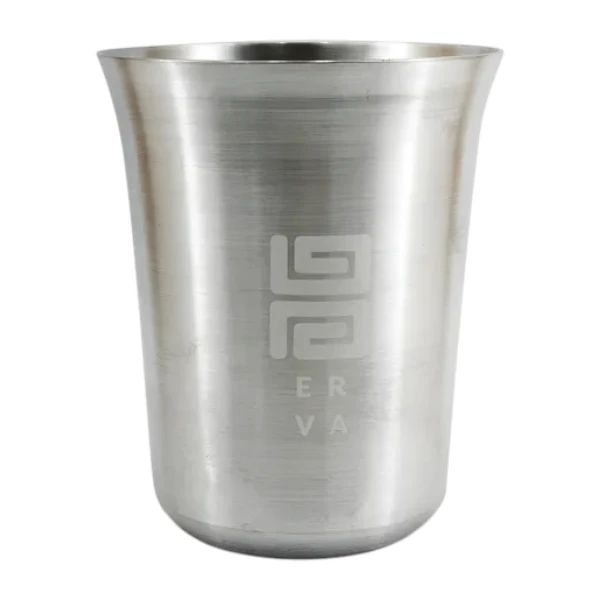 Copo De Aluminio Black Erva Cromado