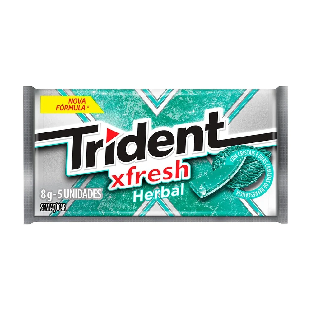 Chiclete Trident Fresh Herbal