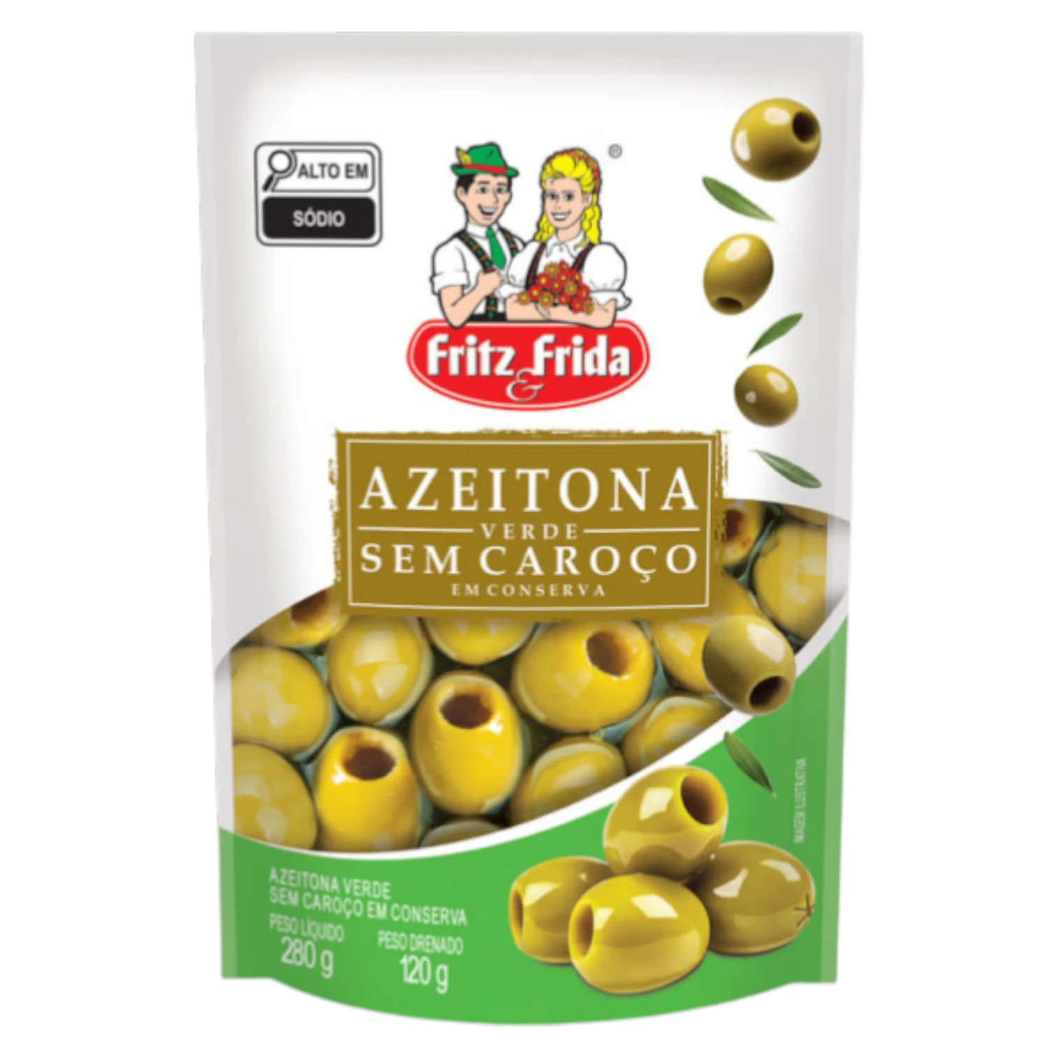 Azeitona Sem Caroço 120G Fritz Frida