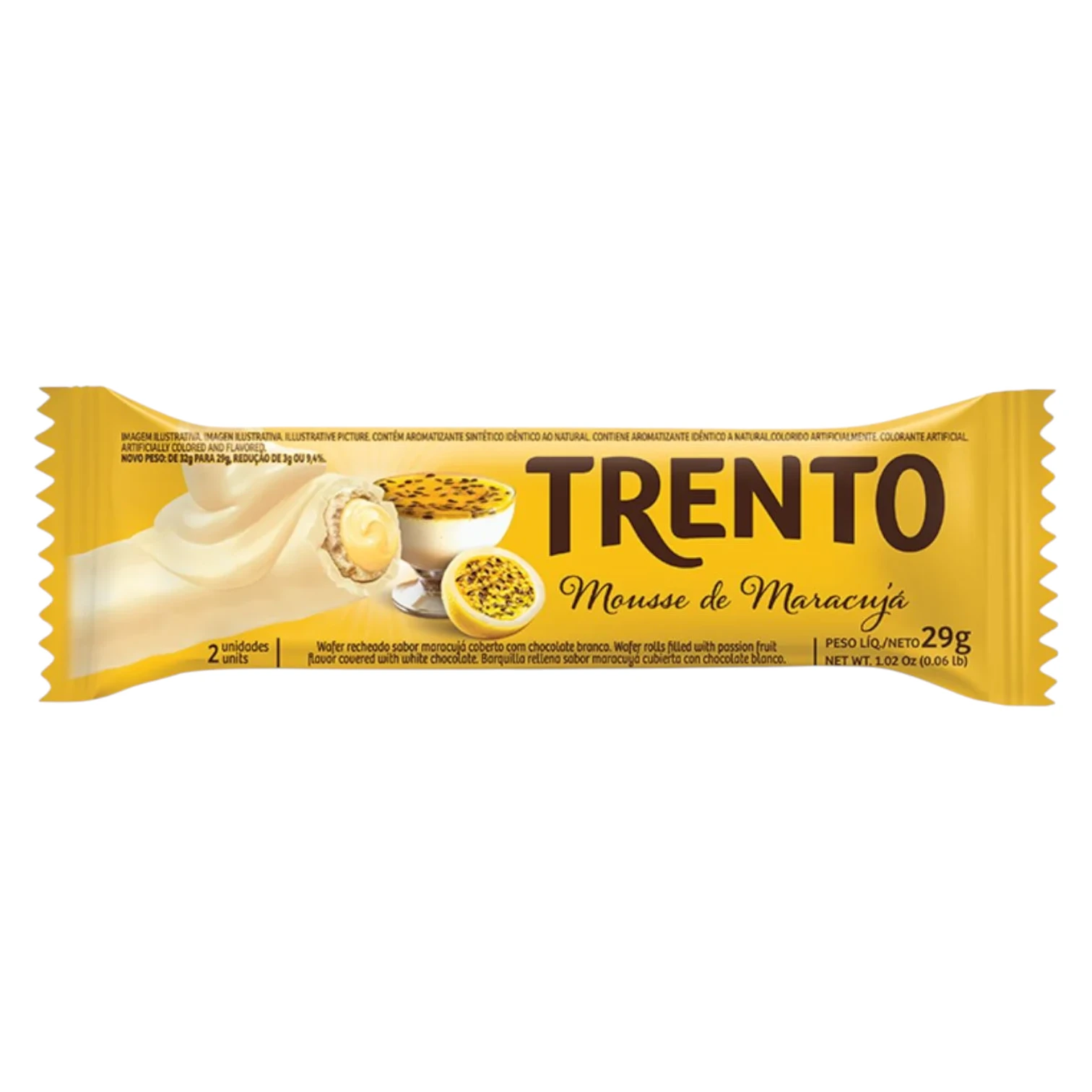 Chocolate Trento Mousse De Maracujá 29G