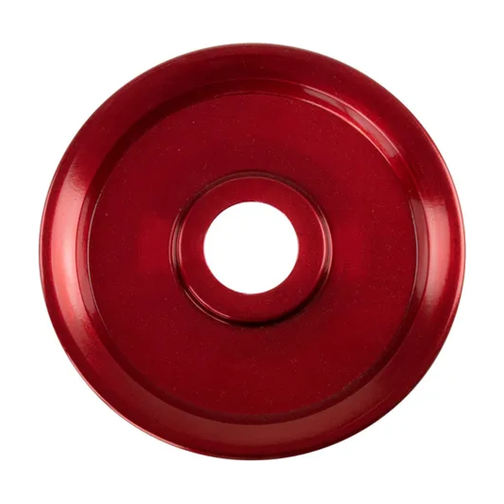 Prato Simples Vermelho Metalico