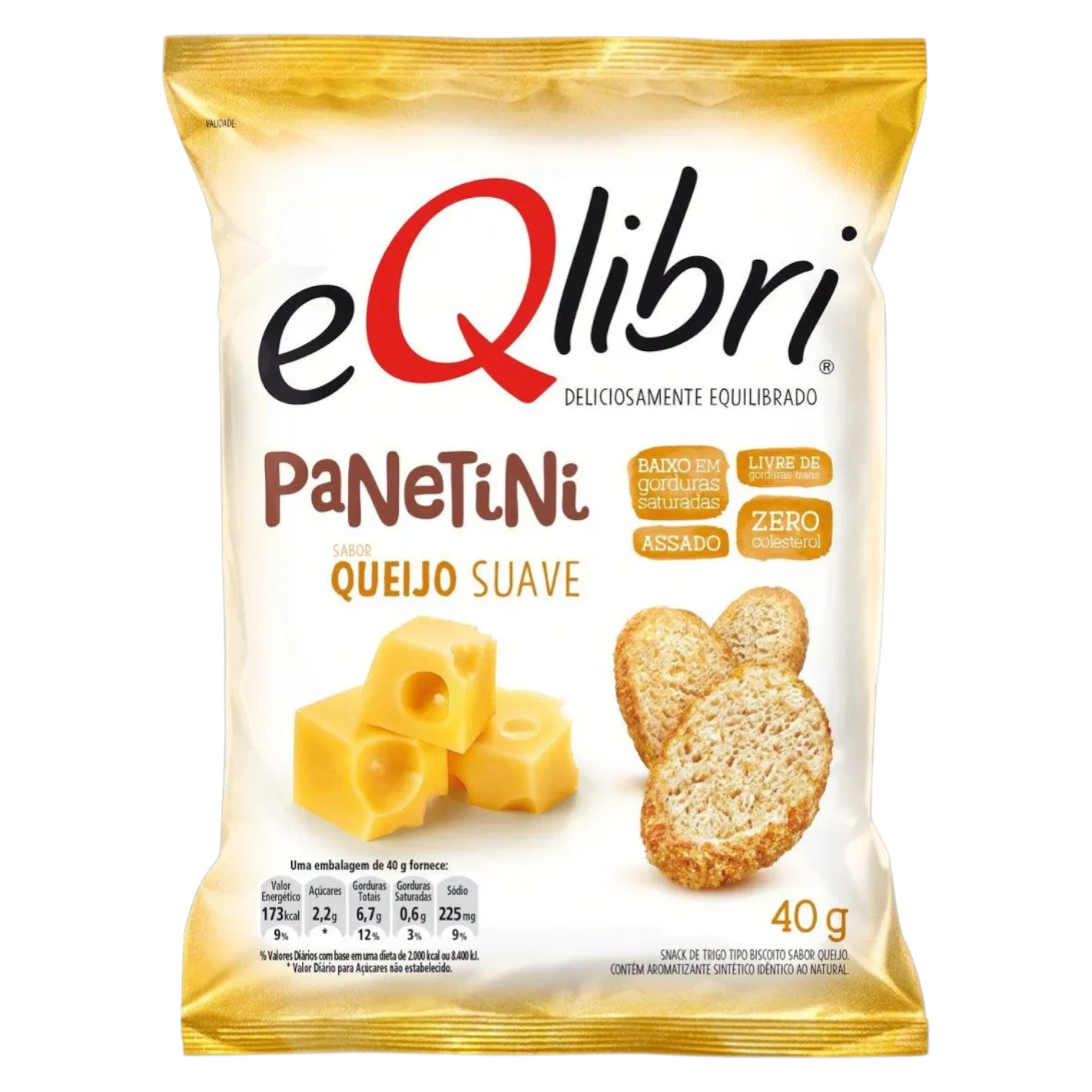 Salgadinho Eqlibri Panetini Queijo