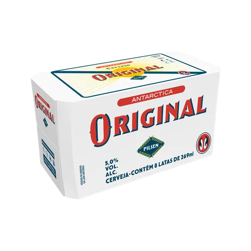 Cerveja Original 269Ml Caixa Com 8 Unidades