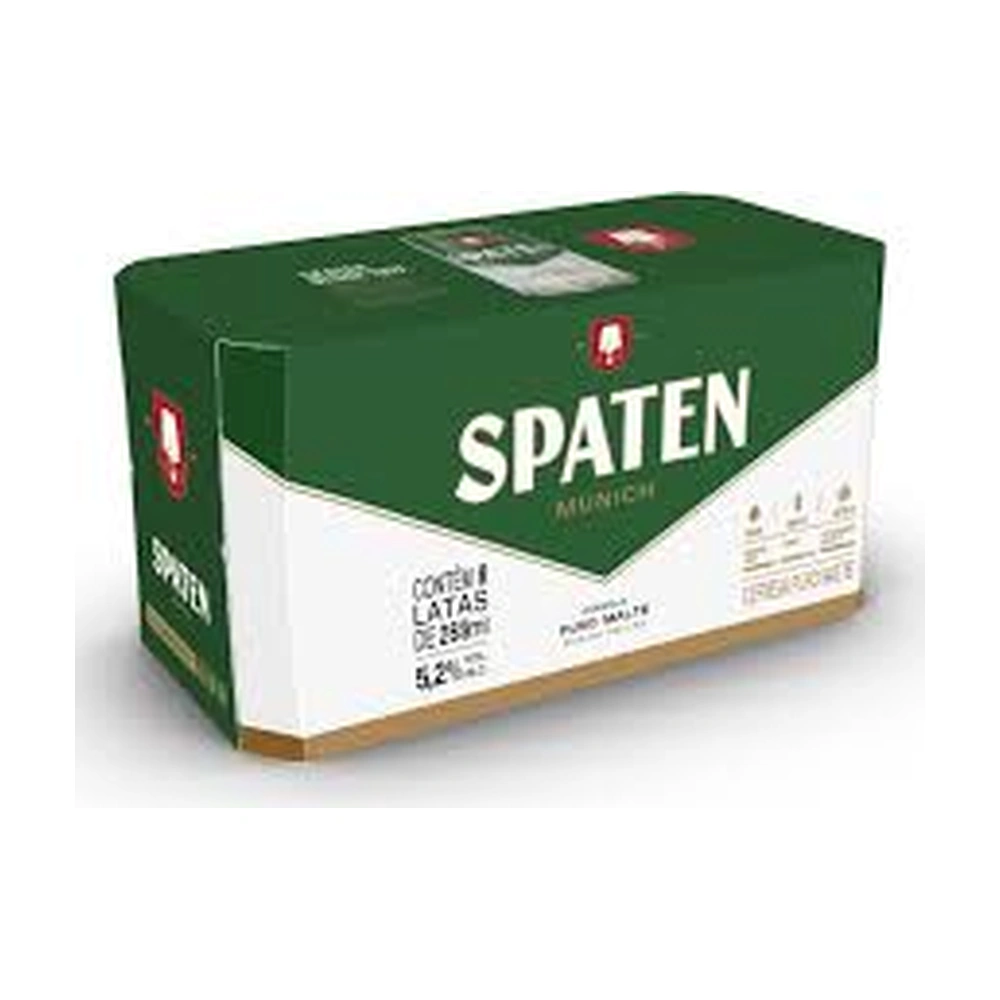 Cerveja Spaten 269Ml Caixa Com 8 Unidades