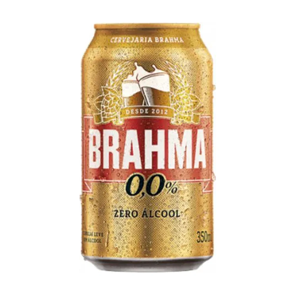 Cerveja Brahma Zero Álcool 350Ml
