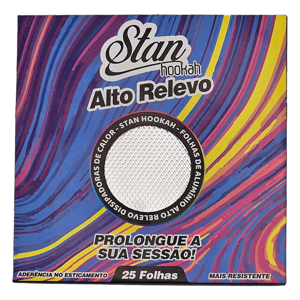 Alumínio Stan Hookah Com 25 Folhas