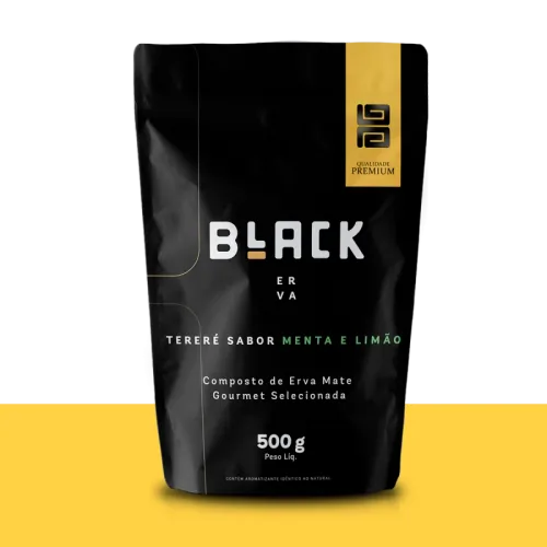 Erva De Terere Black Menta E Limão
