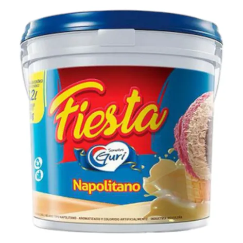 Balde 3,2L Sorvete Napolitano