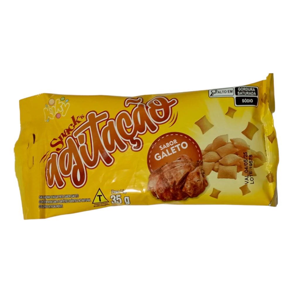 Salgadinho Agitação Galeto 35G