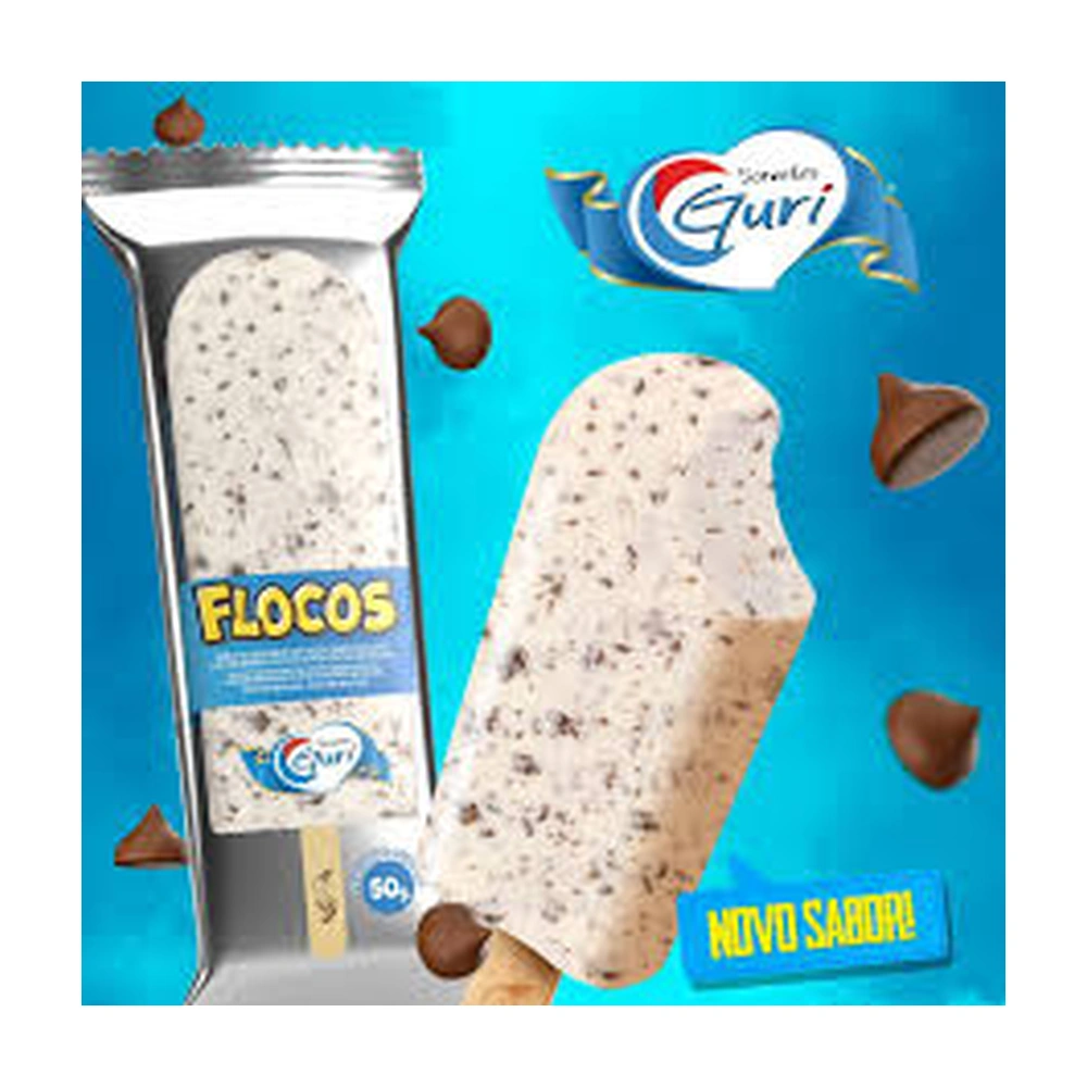 Picolé Guri Flocos