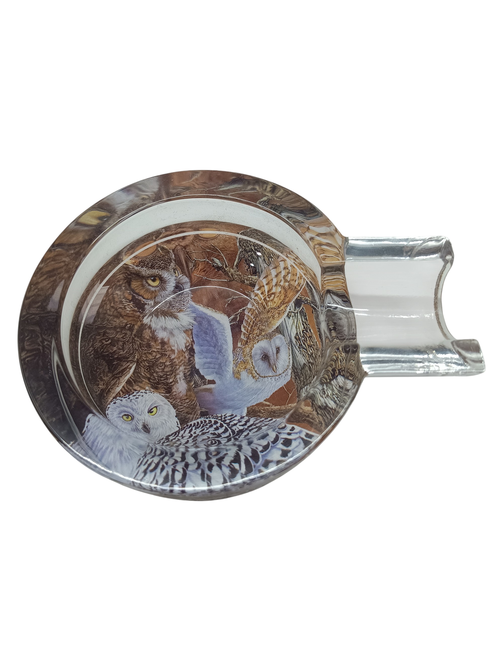 Cinzeiro Vidro Coruja
