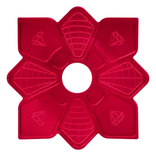 Prato Zenith Flush Pequeno Vermelho