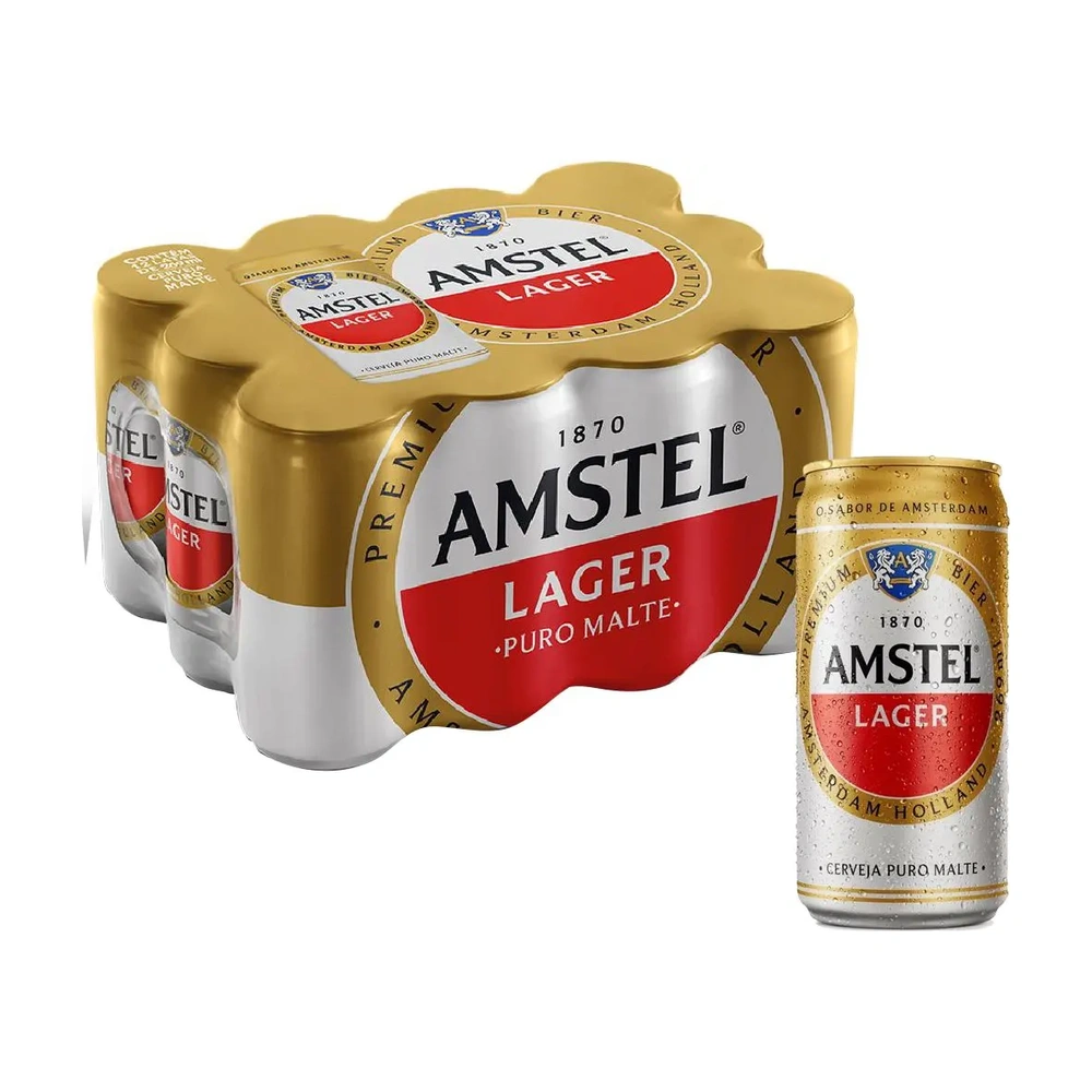 Cerveja Amstel 269Ml Caixa Com 12 Unidades