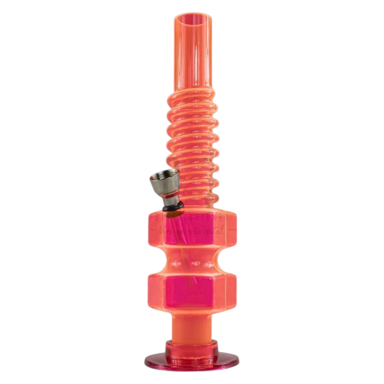 Bong De Acrilico Parafuso Laranja
