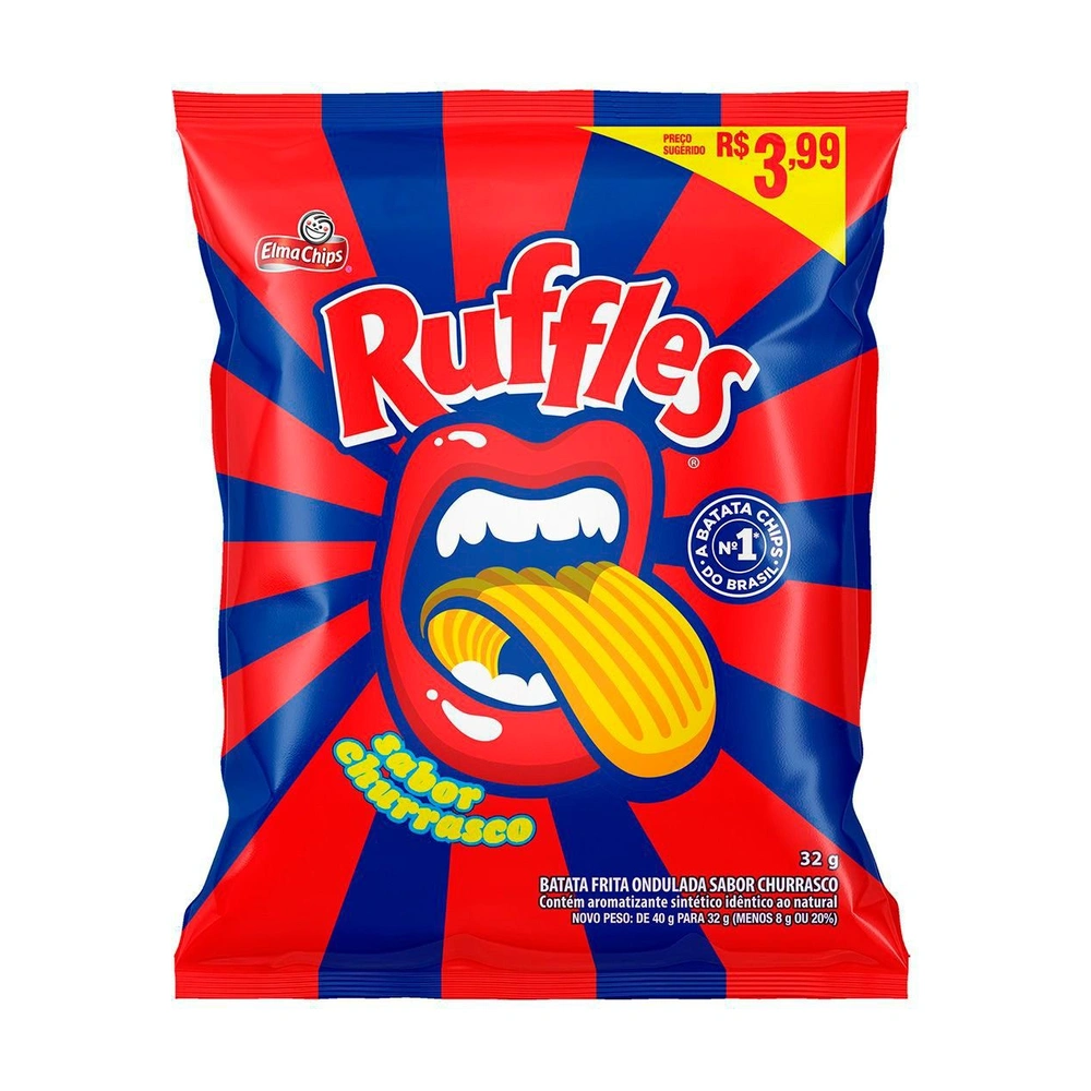 Chips Ruffles Churrasco 32G