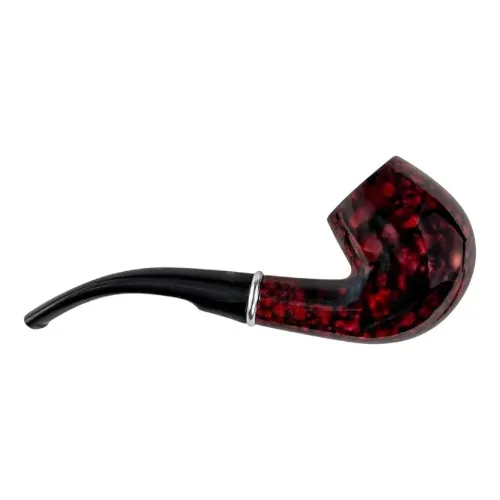 Cachimbo De Plástico Feng Shun Vermelho Com Preto