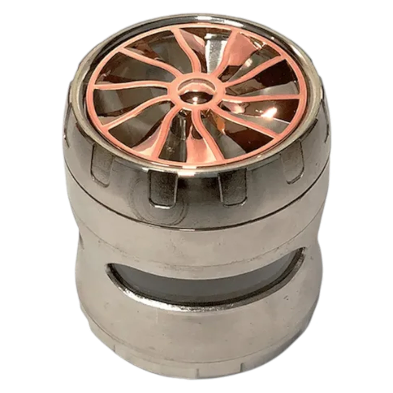 Dichavador De Metal Grande 4 Partes Roda De Carro