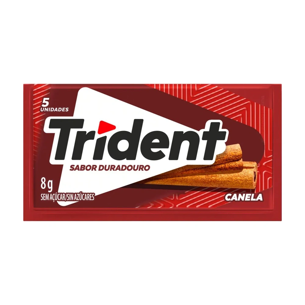 Chiclete Trident Canela