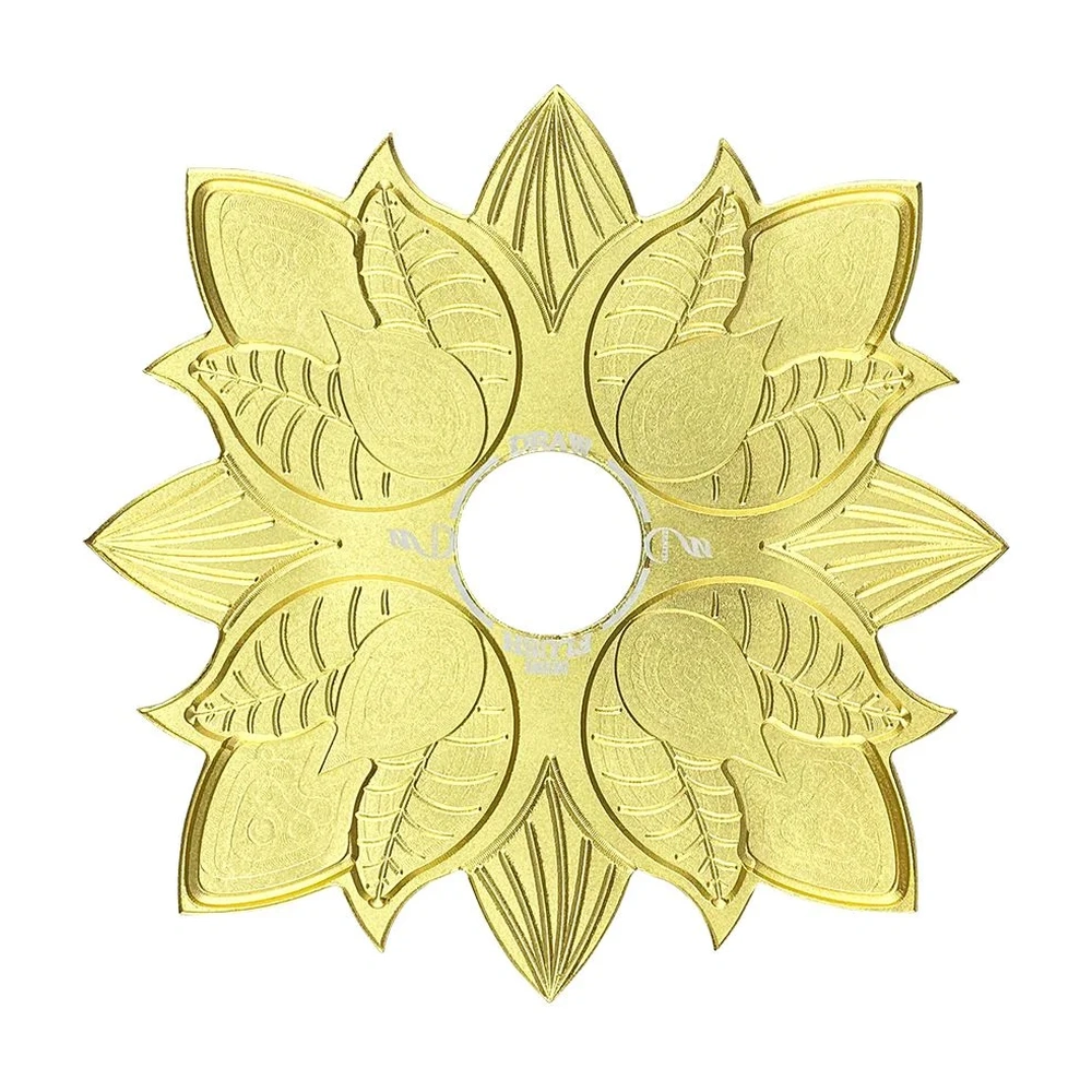 Prato Zenith Flush Dourado