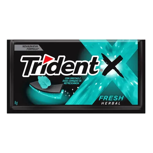 Chiclete Trident Herbal