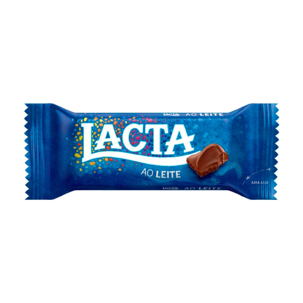Barra De Chocolate Lacta Ao Leite 20G