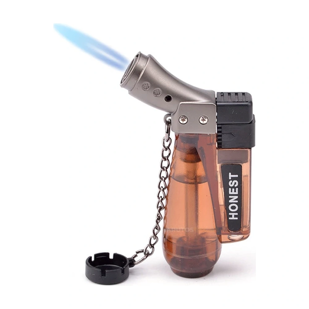 Isqueiro Maçarico Honest Classic Marrom Xadrez