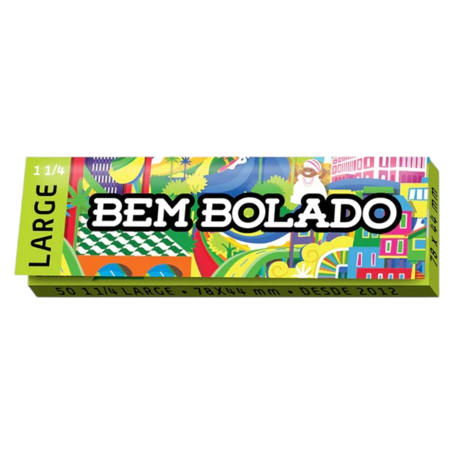 Seda Bem Bolado Large 11/4 Verde Pequena