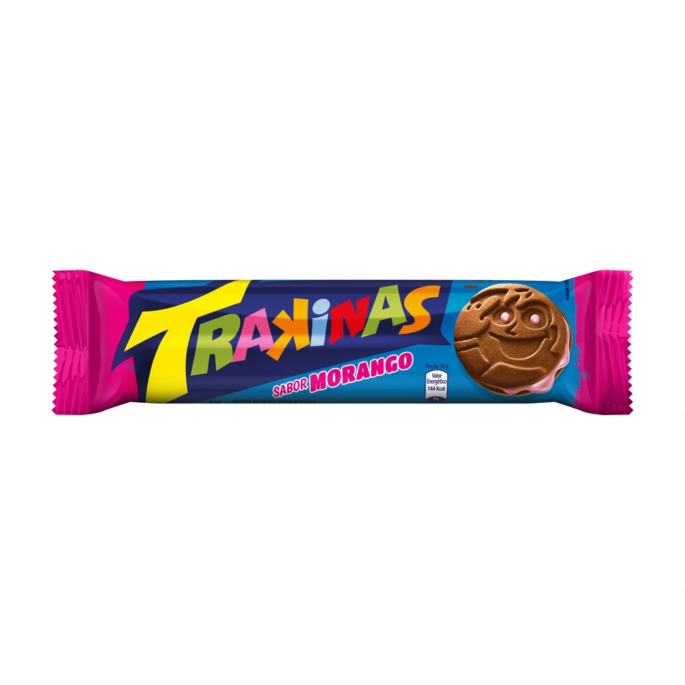 Bolacha Trakinas Morango