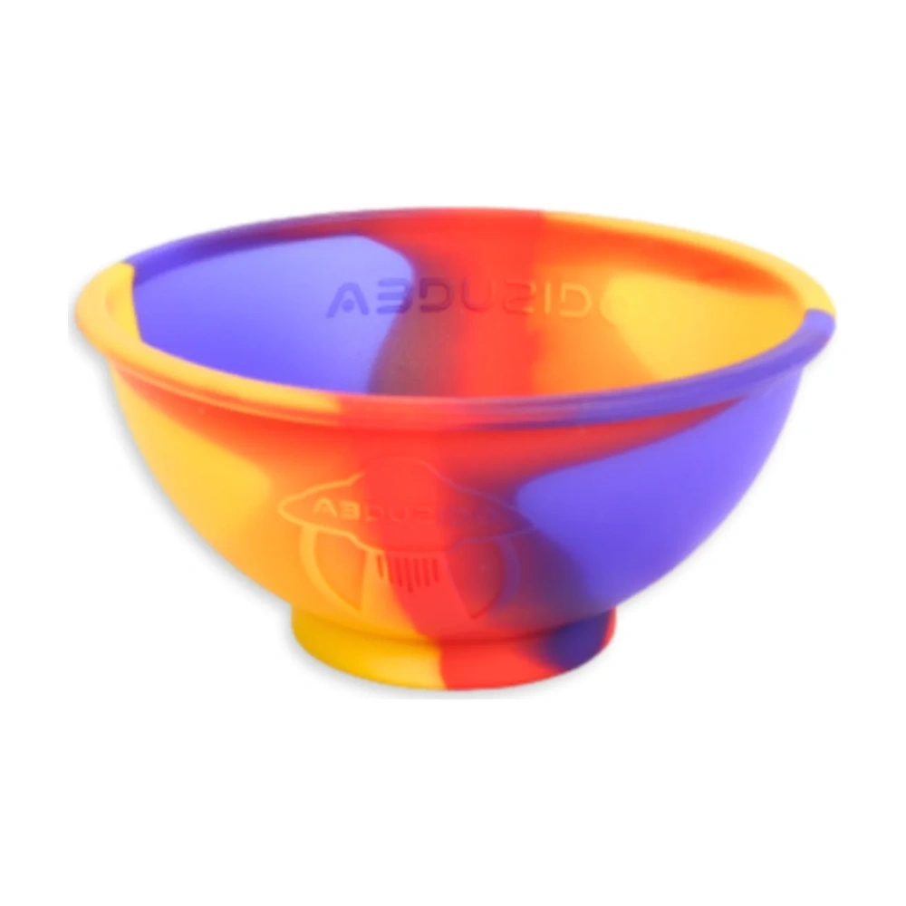 Cuia De Silicone Abduzido Amarelo, Vermelho E Azul