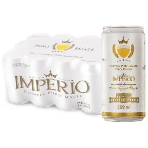 Cerveja Império 269Ml Caixa Com 12 Unidades