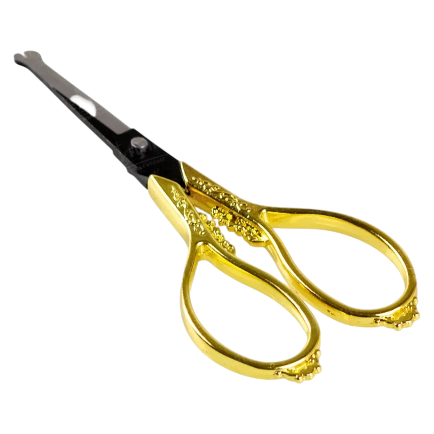 Tesoura Abdz Ice Round Gold Black