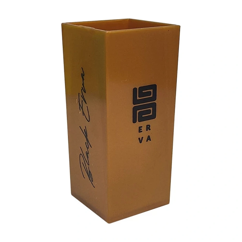 Copo De Terere Black Acrílico Quadrado Dourado